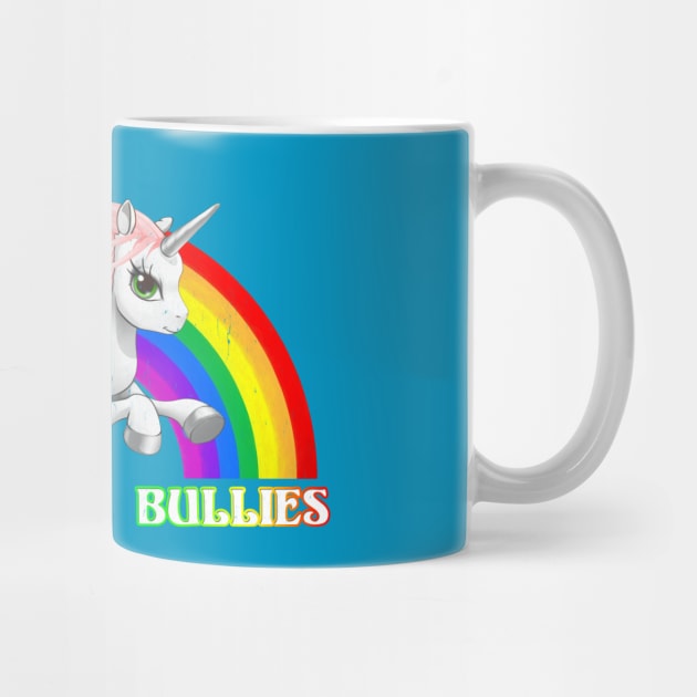 I Don't Like Bullies - Unicorn Pegasus Rainbow by DreamStatic